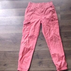 Pink cargo pants